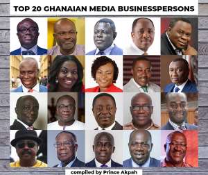 Meet the Top 20 Ghanaian Media Businesspersons