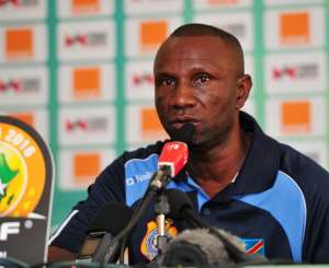 D.R Congo head coach Florent Ibeng