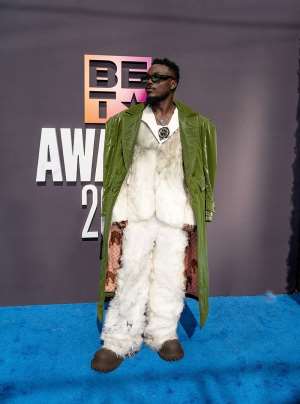 Camidoh graces 2024 BET Awards red carpet for second time
