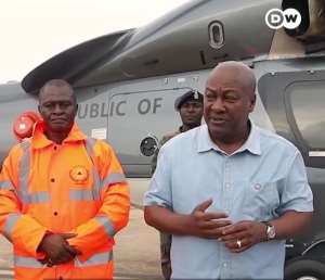 From the Sky, a City Drowning: President Mahamas Aerial View of Accras Worst Flooding in Years