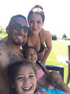 Jerome Boateng with Family chilling in Holidays