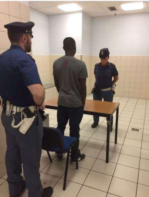 VIDEOS: Watch how Ghanaian footballer Solomon Nyantakyi killed his mother and sister in Italy