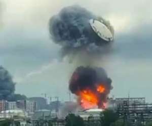 Ukrainian Drones Strike Deep Into Moscow Region, Trigger Fire In Southern Russia