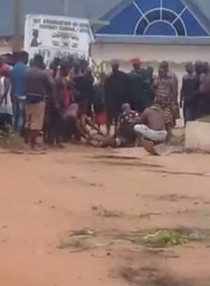 Police say after analysing the content of the video, they came to the conclusion that it was a ram that was being killed.