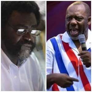Dr. Amoako Baah left and NAPO