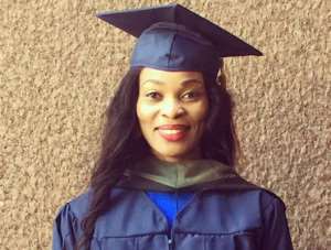 Actress, Georgina Onuoha Graduates with a Master Degree in Healthcare Sciences