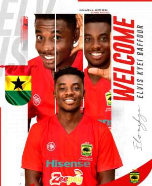 Asante Kotoko: Prosper Narteh Ogum praises new signing Elvis Kyei Baffour