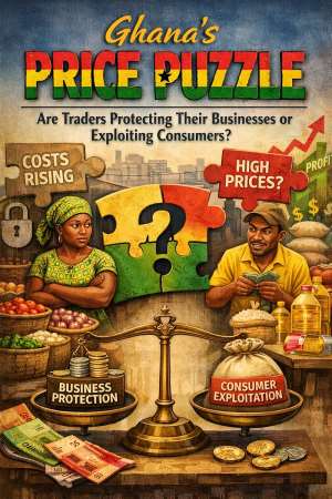 Ghanas Price Puzzle exposes a difficult question: Are traders simply surviving rising costs, or are consumers being unfairly burdened? As prices climb, the call for transparency, accountability, and fairness in the marketplace grows louder.