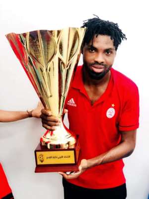 Former Hearts of Oak Forward Kwame Kizito Helps Al Ittihad Win Libyan Cup