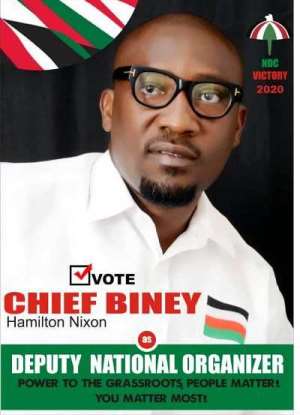 Chief Biney Eyes NDC Deputy National Organiser Post