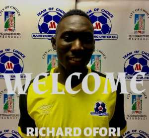 New recruit Richard Ofori reveals he's been following Maritzburg United since last year