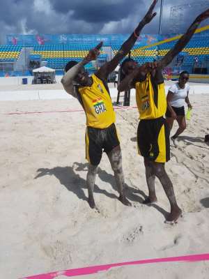 GhanaBeach Volleyball through to semi-finals at Bahamas 2017