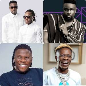 Shatta Wale, Sarkodie, and Stonebwoy Earn Less Than GHC10,000 in Royalties - Keche