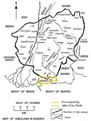 Map Of New Biafra