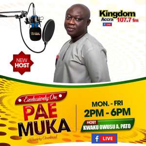 Kwaku Owusu Adjei Is New 'Pae Mu Ka' Political Host On Kingdom FM