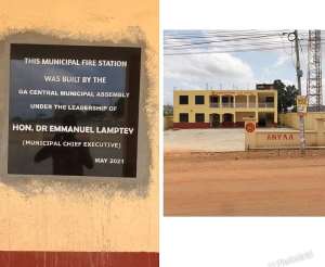 Remove that plague and credit Mahama for the new Ga Central Fire Station —  NDC Communicator fumes