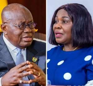 Your work as Sanitation Minister was excellent, productive — Akufo-Addo to Cecilia Dapaah