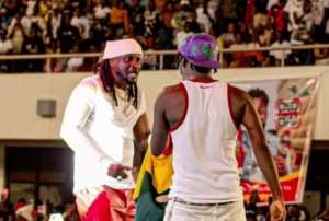 “Your people love you” — Rudeboy praises Fancy Gadam after massive Tamale concert