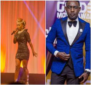 NanaYaas Ghana Jollof Slang Was AYs Comedy Topic At Golden Movie Awards 2017