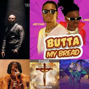 Combination of artworks by the songs.