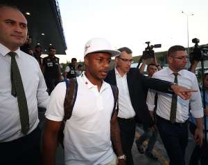 PICTURES: Andre Ayew Arrives In Turkey To Seal Fenerbahe Move