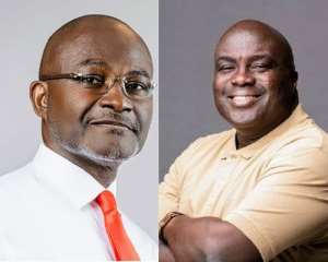 Hon. Kennedy Agyapong and Chief of Staff Julius Debra