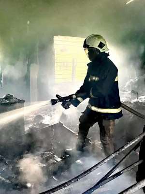 Fire destroys apartment of Leklebi SHS housemaster
