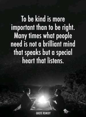 When Kindness Matters More Than Being Right
