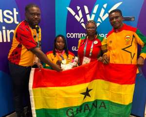Samson Deen rewards Commonwealth Games medalists as Zinabu Issah receives 2,000 bonus