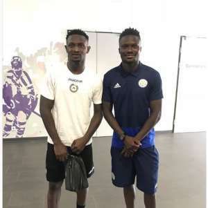 Nicholas Opoku And Daniel Amartey Meet After Preseason Friendly Between Udinese And Leicester