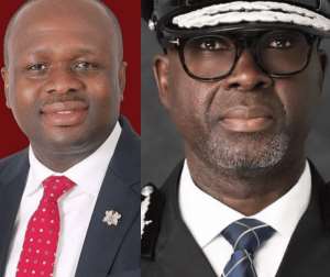 Dr. Edward Omane Boamah, Minister of Defence and DCOP Abdul-Osman Razak, National Security Coordinator