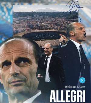 Massimiliano Allegri appointed new Napoli manager on three-year deal
