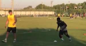 VIDEO: Black Stars Winger Thomas Agyepong Trains Solo After Recovering From Injury