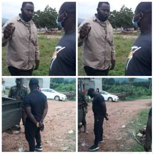 Asuogyaman: One Arrested For Beating NDC Polling Agent Infront Of Soldiers