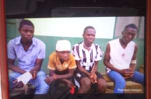 The 4 boys accused of stealing a laptop