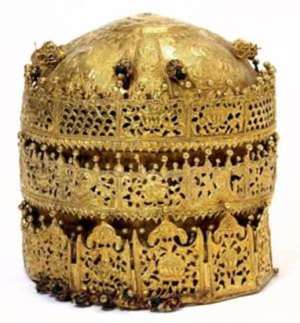 Crown of Tewodros, Ethiopia, now in Victoria and Albert Museum, London