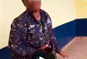 Policewoman under investigation over alleged phone-kicking incident in Akomadan