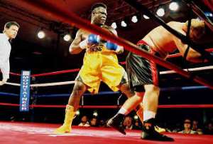 Okine Fights Shannon Briggs