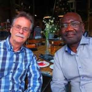 Micro-surgeonScientist Johan Van Dongen and writerjournalist Joel Savage: Together in Holland on July 1, 2016