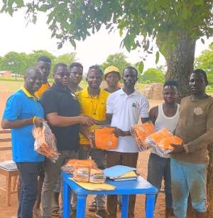MTN Staff volunteers donate school uniforms to underprivileged students in Northern Region