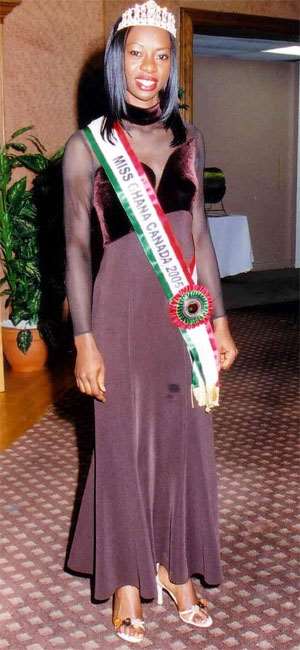 Diana Dickson is Miss Ghana-Canada 2004