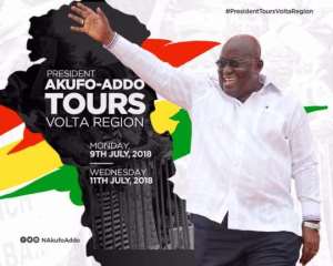 President Akufo-Addo Storms Volta Region