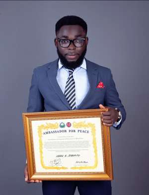 Ghanaian Journalist Receives International Award as Peace Ambassador
