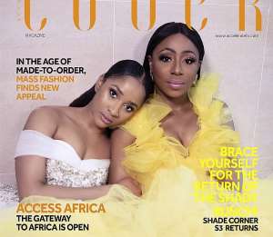 Adesua Etomi Wellington and Dakore Egbuson Akande Are Breathtaking In the August Edition of Accelerate TV's Online Magazine; The Cover