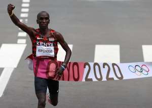 Kenya's Kipchoge Eliud, perhaps the greatest African athlete at the Tokyo 2020 Olympic Games
