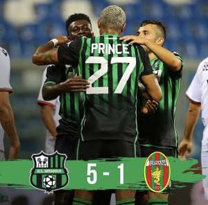 KP Boateng Happy To Score For US Sassuolo On Competitive Debut
