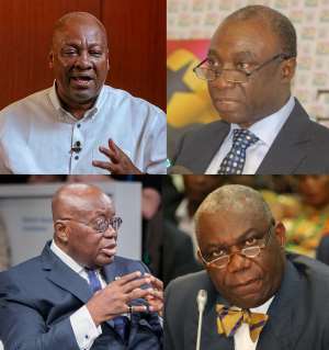 President Mahama, Dr. Kwabena Donkor, Akufo-Addo and Mr. Boakye Agyarko