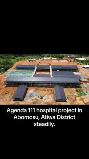 Abomosu Agenda 111 Hospital Nears Completion as Government Releases Funds