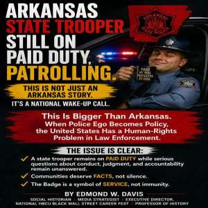Arkansas State Trooper Still On Paid Duty, Patrolling