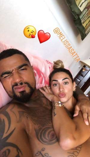 Kevin-Prince Boateng Finally Reunite With Wife Melissa Satta